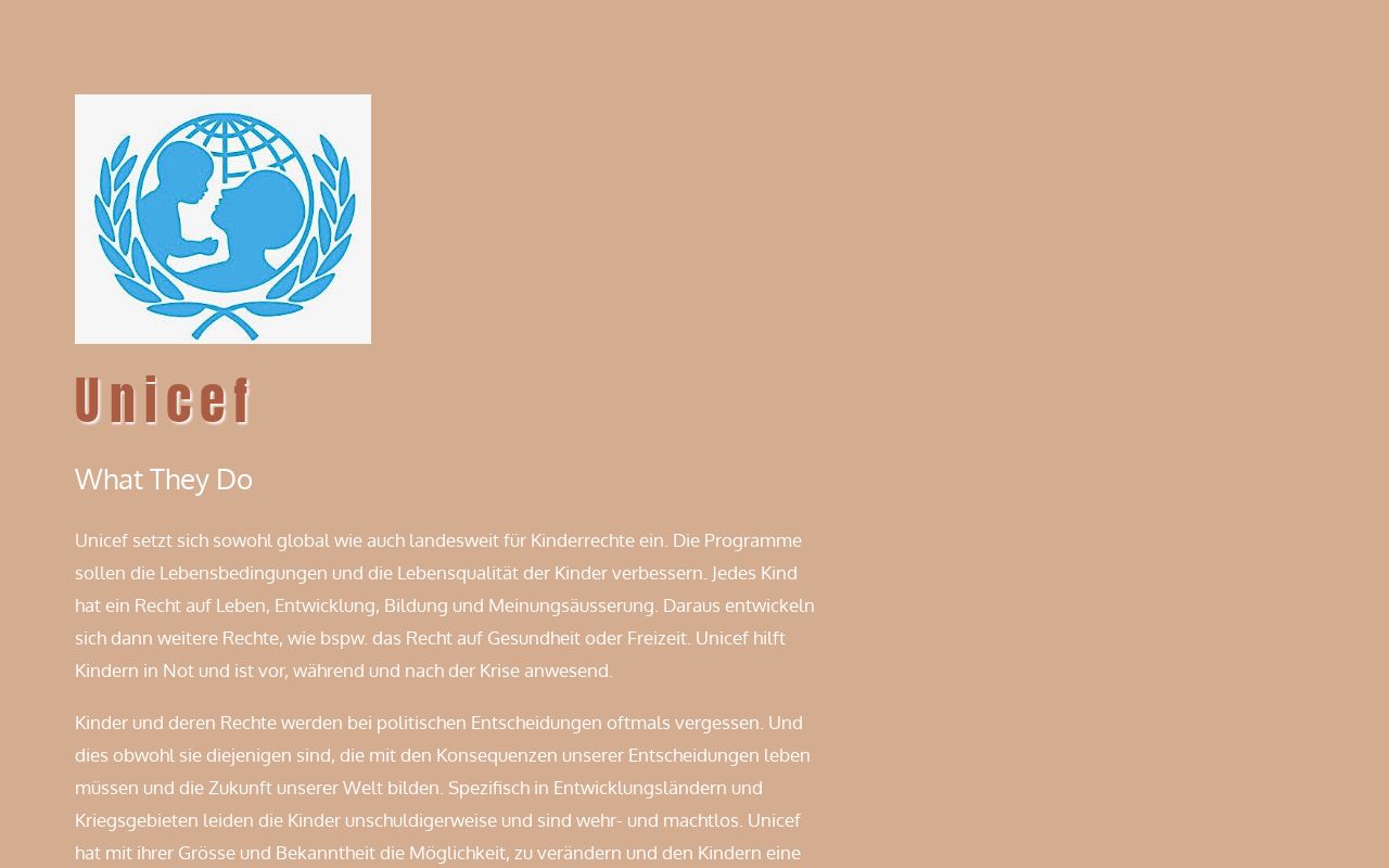 Carrd profile picture for @unicef